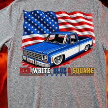 Load image into Gallery viewer, Red, White, Blue &amp; Square