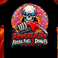 Load image into Gallery viewer, Powered by (Fossil Fuel &amp; Donuts)