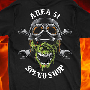 Area 51 Speed Shop Melted Face