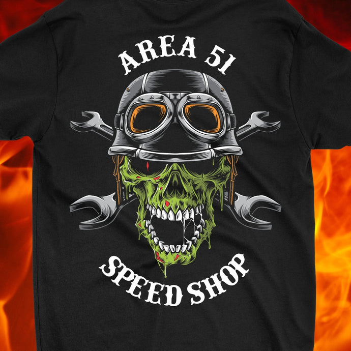 Area 51 Speed Shop Melted Face