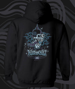 VON SKULLY BONEHEAD BLUE HOODIE