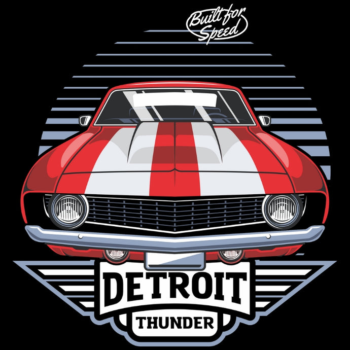 Detroit Thunder Muscle Red