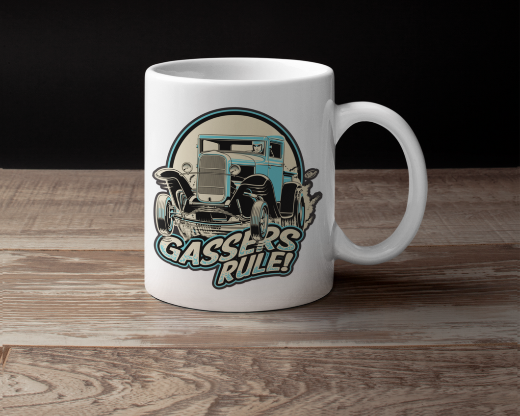 Wheels Up Gasser Truck Mug