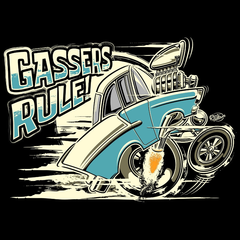 Gassers Rule 'Tooned Up Turquoise