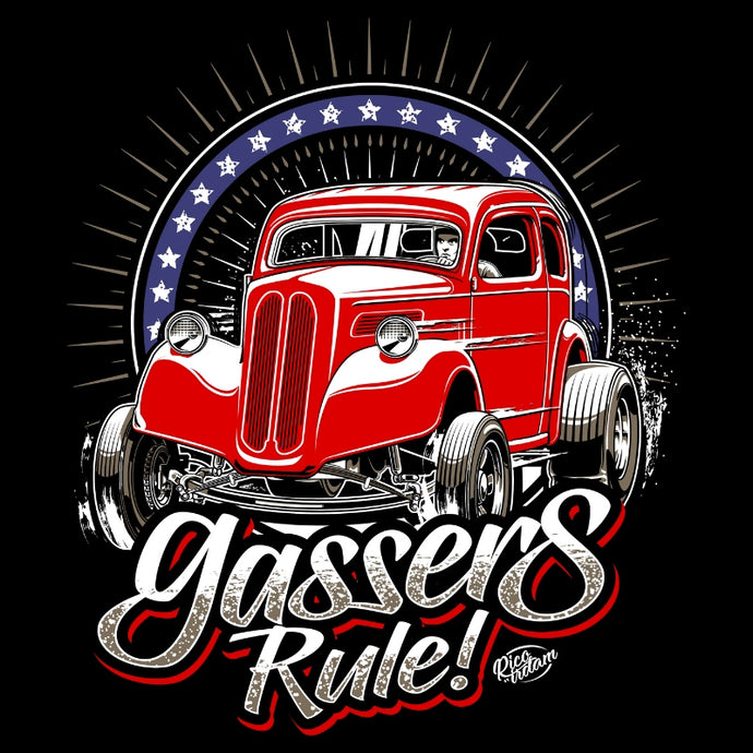 Gassers Rule! Anglia Red, White & Blue