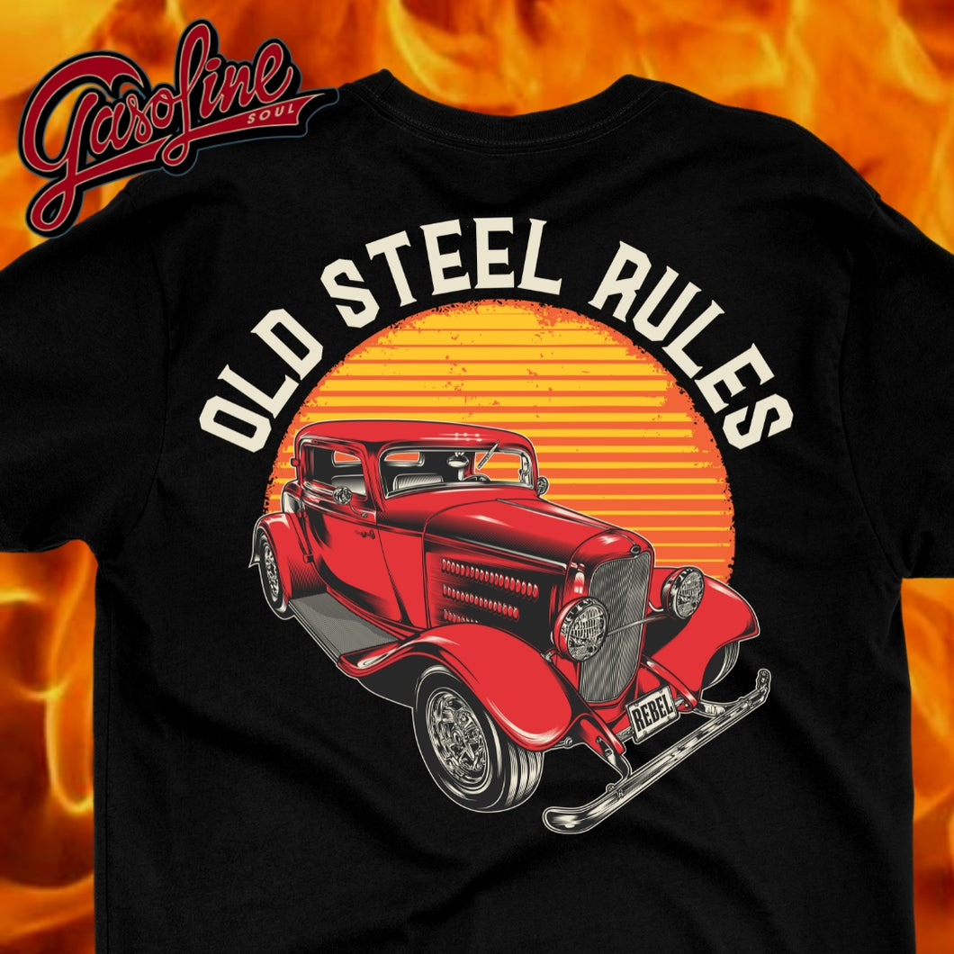 Old Steel Rules RED COUPE
