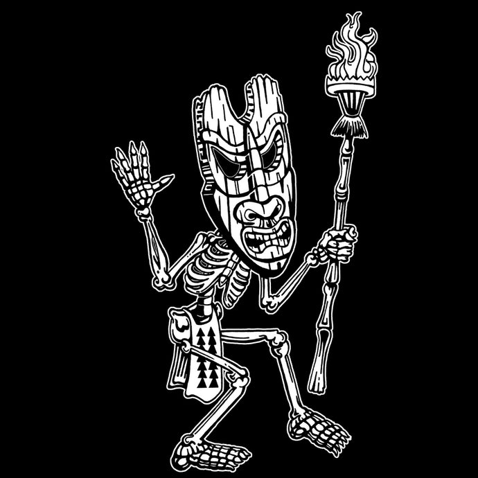 Tiki Mask Skeleton Dancer