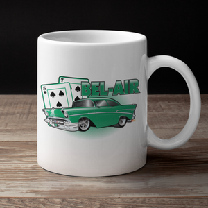 '57 Winning Hand Coffee Cup (green)