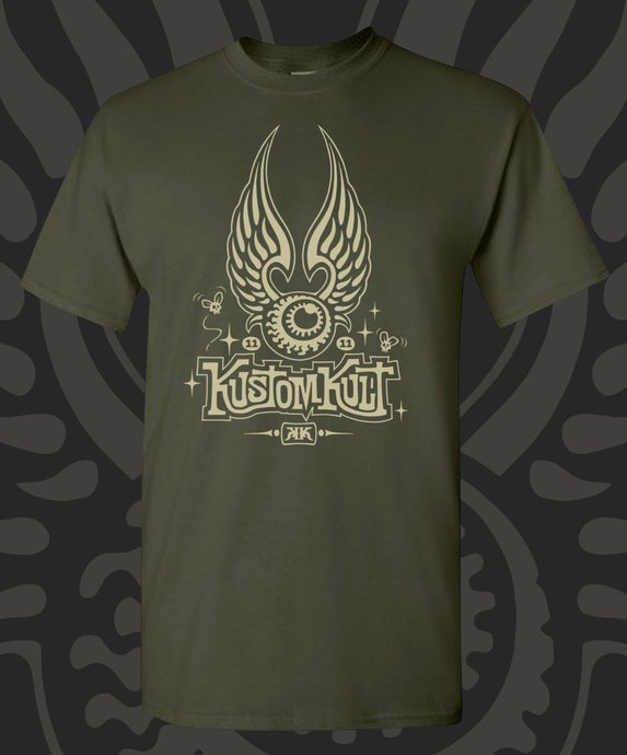KUSTOM KULT FLYING EYEBALL (MILITARY GREEN)