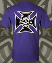 Load image into Gallery viewer, IRON KROSS...BLACK AND BONE ON PURPLE
