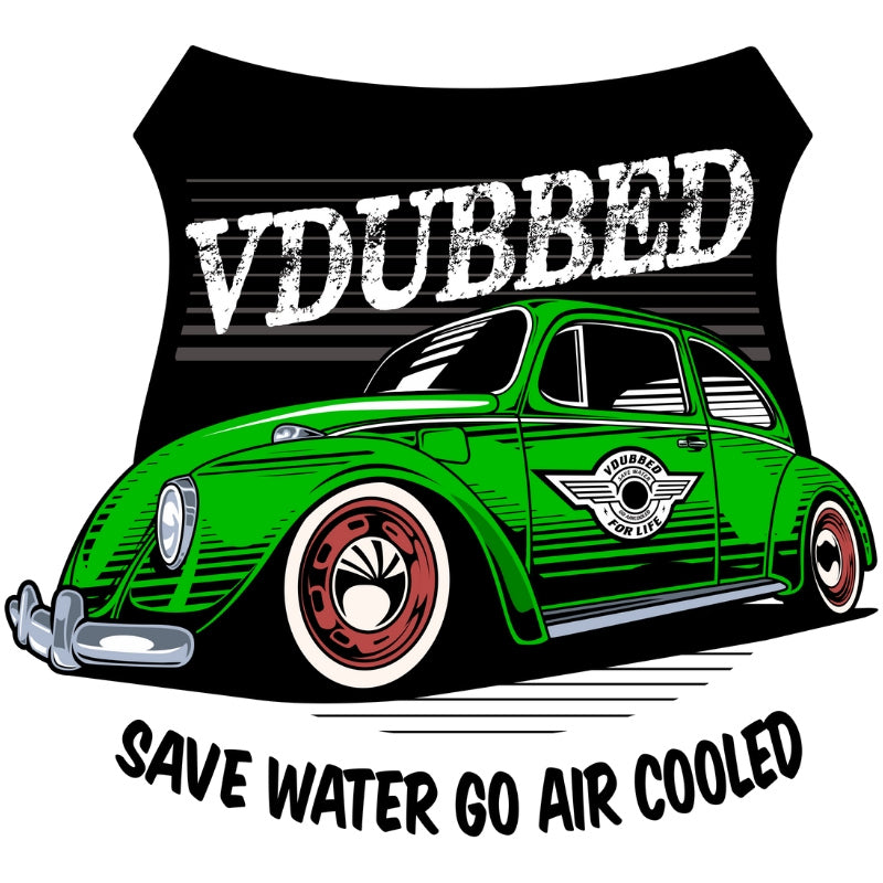 SAVE WATER GO AIR COOLED...green