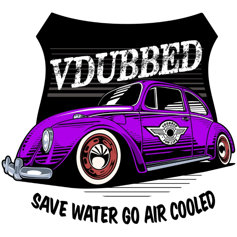 SAVE WATER GO AIR COOLED...purple